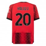 Günstige Fußballtrikots AC Mailand Kalulu 20 Heimtrikot 2023-24 Kurzarm
